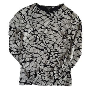 Vintage Shrine Of Hollywood Long Sleeve Too Thrashed 90’s Goth Pick Rock Y2K